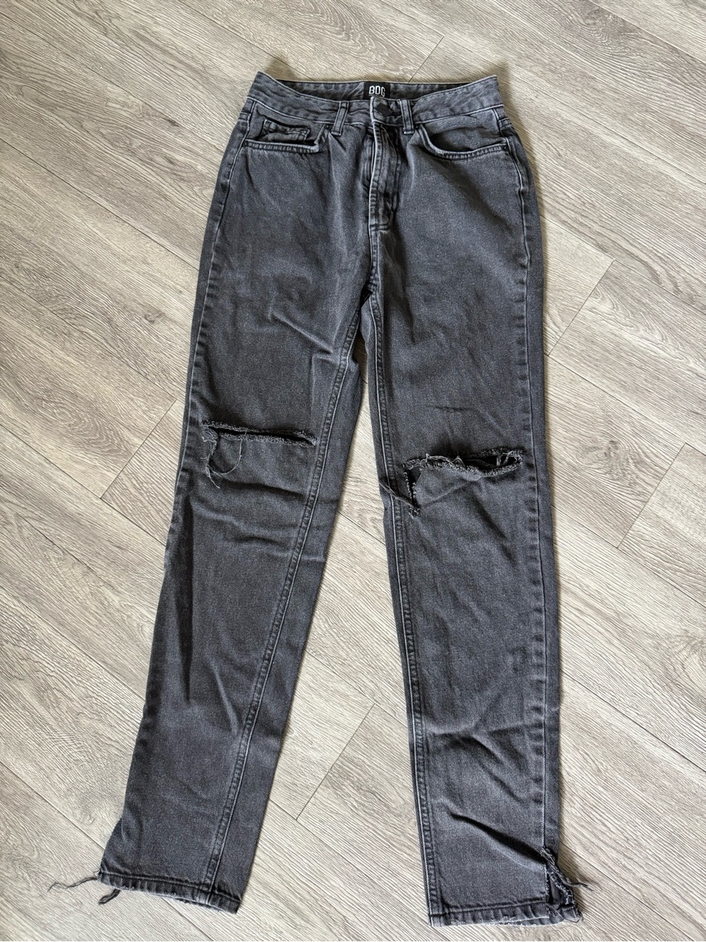 BDG Black Skinny Jeans with Knee Rips